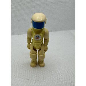 Construx Astronaut 3" Action Figure Fisher-Price 1984 With Chest Sticker Vintage
